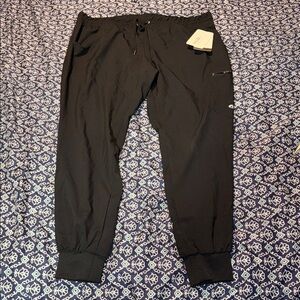 New York Laundry Black Women's Jogger Sweatpants with Zipper Pocket